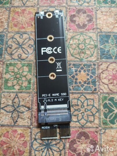 Адаптер/райзер M.2 NVMe на PCI-e x1