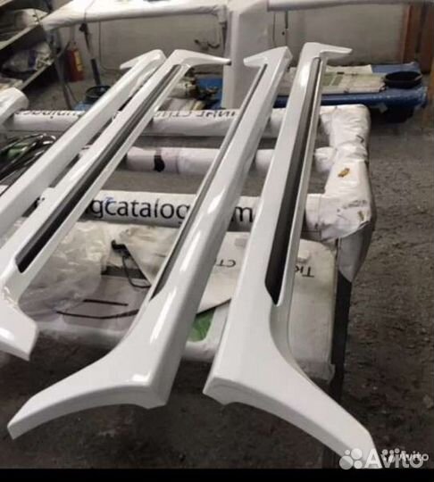 Накладки на пороги LADA Granta sport. Kalina 2