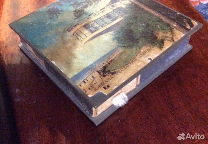 Раритетная коробка спичек Юрас Перла