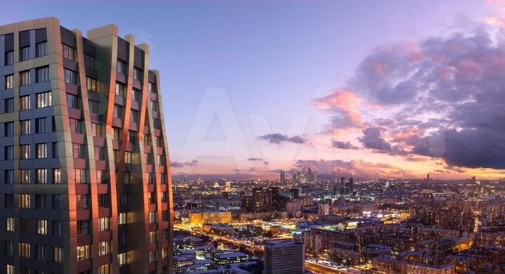 2-к. квартира, 40,2 м², 25/69 эт.