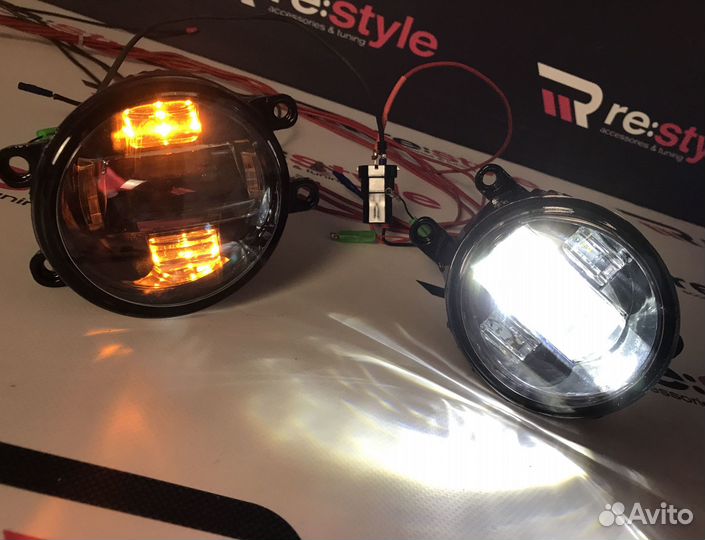 Туманки Lexus 4 уха LED S956