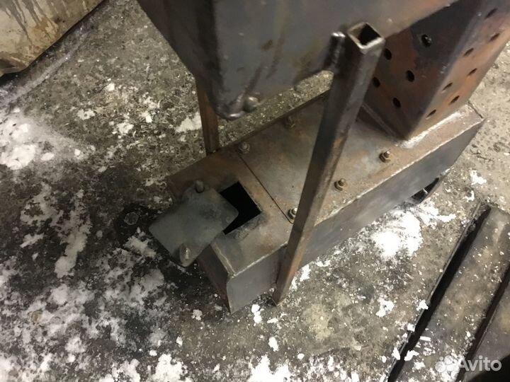 Печь для гаража на отработке