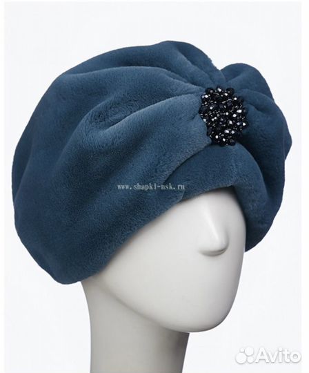 Шапка-чалма (эко-мех) новая шапка из экомеха