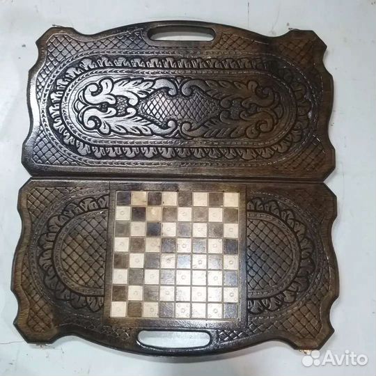 Шахматы нарды ручной работы