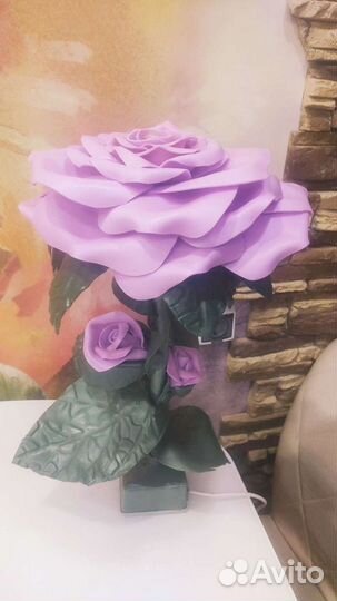 Роза светильник тумбочный,торшер,лилия