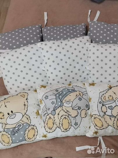 Бортики в детскую кроватку