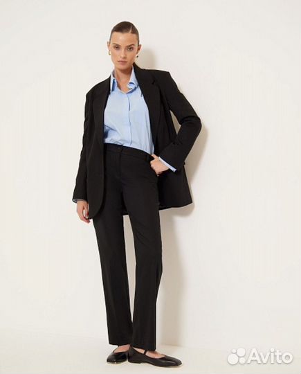 Брюки прямого кроя