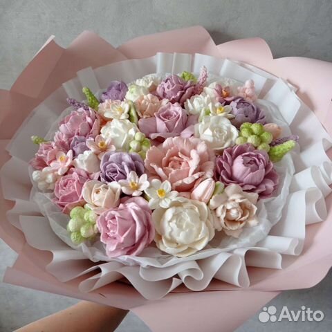 Букеты из зефира