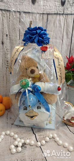 Торт из памперсов подгузников