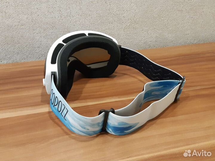 Горнолыжная маска Copozz голубая