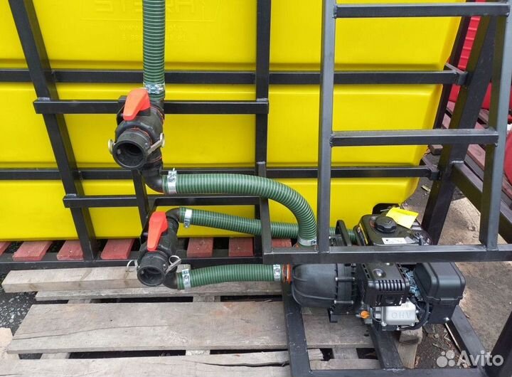 Ёмкости пластиковые в кассете 12 кубов 12м3