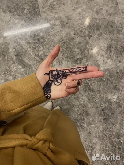 Мехенди Тату Хной Био-тату гелем