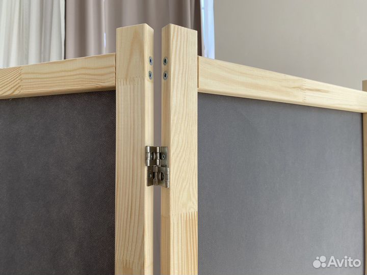 Ширма 4 створки, серая