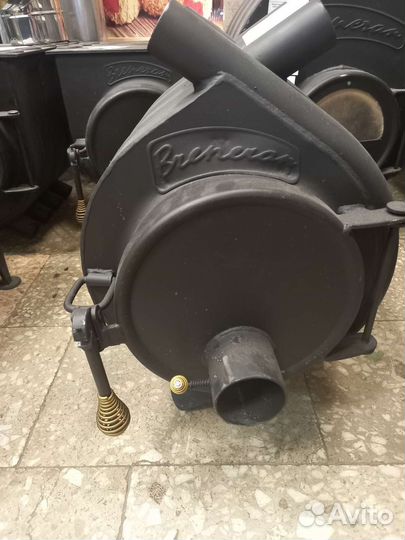 Котел-калорифер на твердом топливе