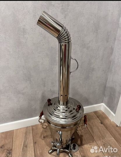 Самовар 5 и 7 литров с трубой