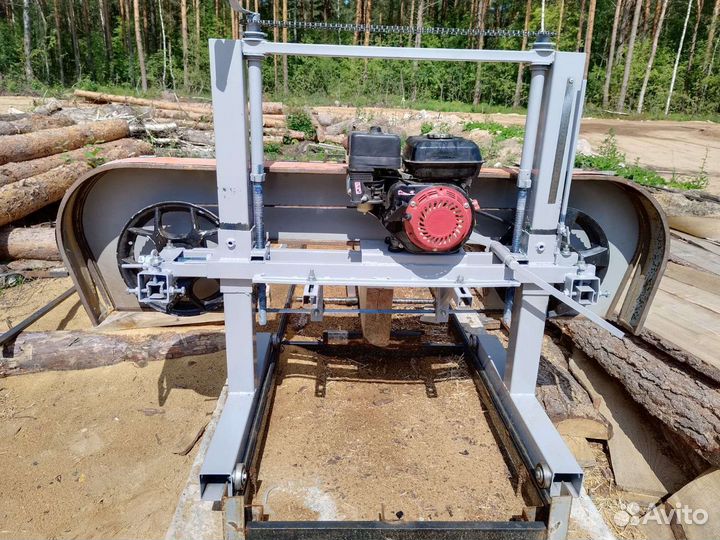 Ленточная пилорама бензиновая