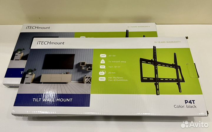 Настенный кронштейн itechmount P4T с наклоном