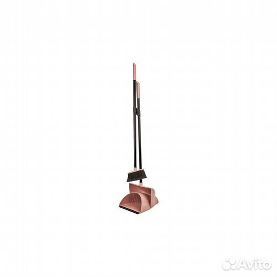 Совок Vogue с высокой ручкой c кромкой бежевый