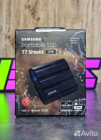 SSD 2TB Samsung T7 Shield MU-PE2T0S/WW