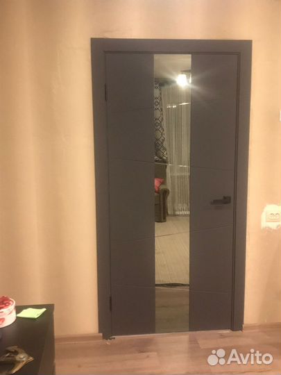 Двери межкомнатные серые