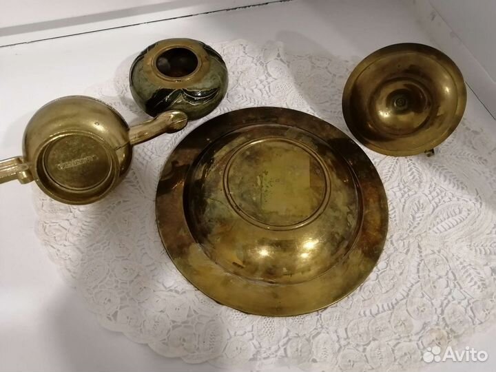 Пепельницы. Подсвечники. Шкатулки. Латунь