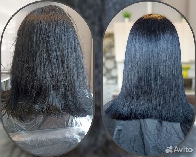 Кератин ботокс волос