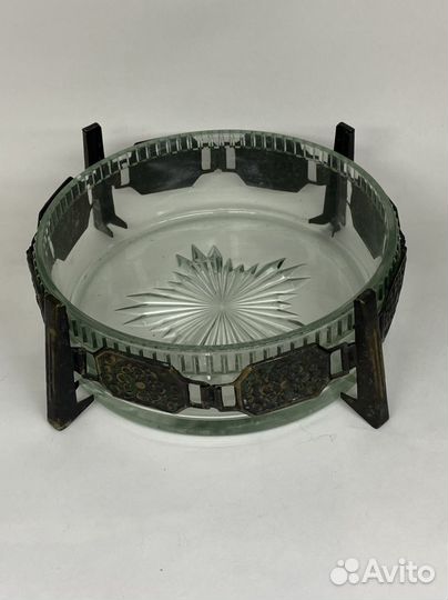 Конфетница мельхиор СССР