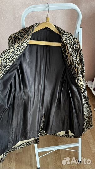 Леопардовое пальто