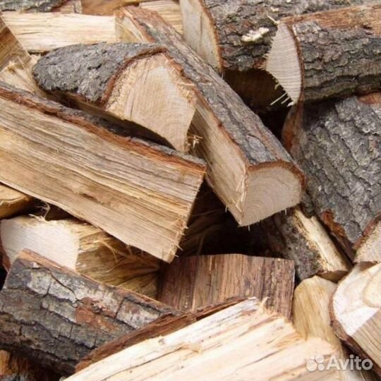 Дрова сухие колотые дуб