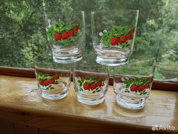 Стаканы, стопки советские