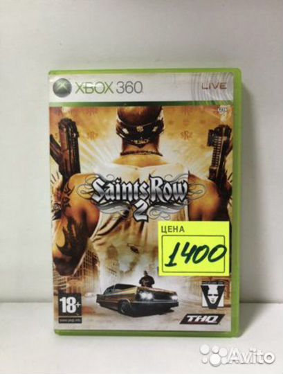 Диск Saint row 2 для Xbox 360