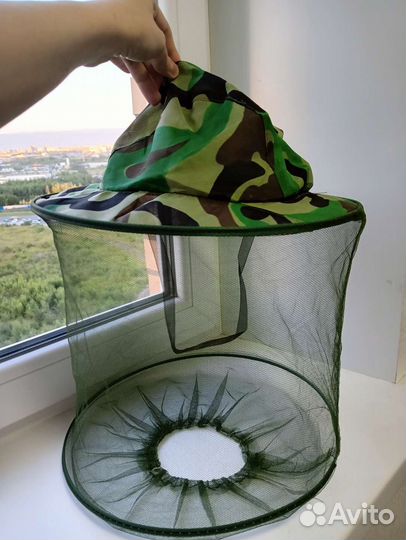 Шляпа с москитной сеткой