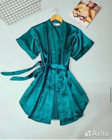 Атласный халат