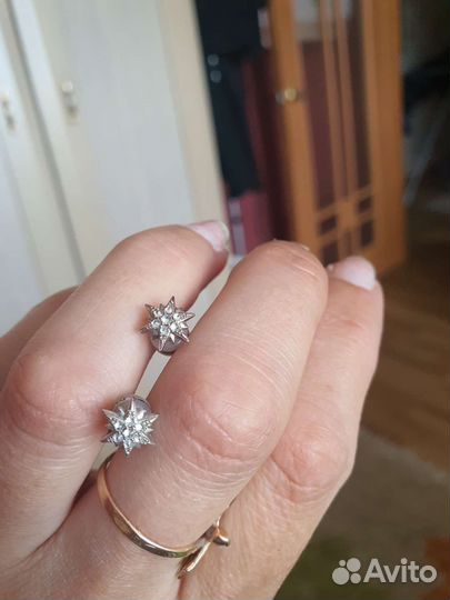 Серьги серебро 925