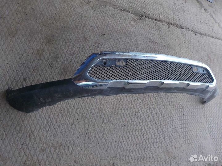 Накладка на бампер mercedes gls x253 передняя