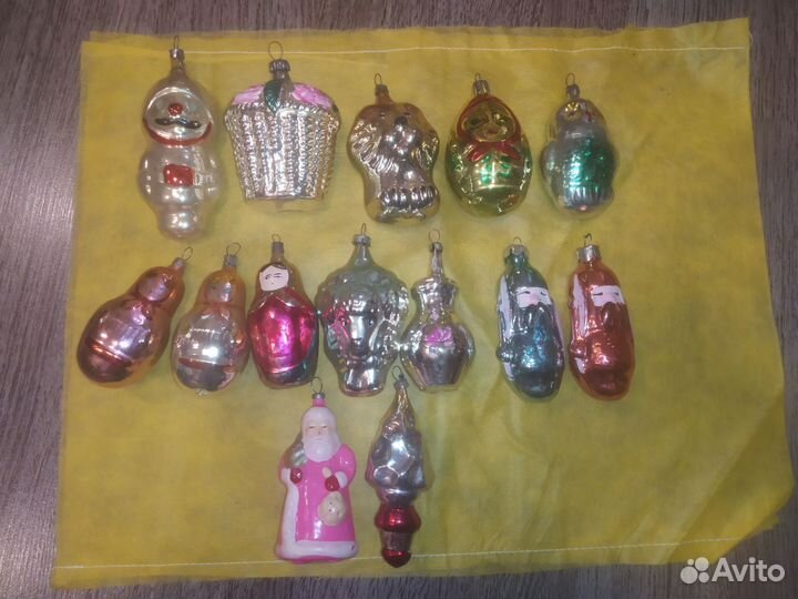 Новогодние ёлочные игрушки. СССР