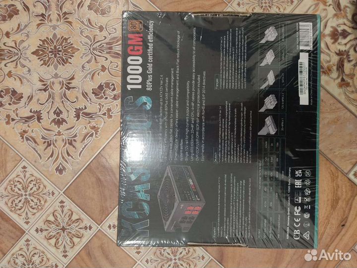 Блок питания aerocool kcas plus 1000gm 1000W