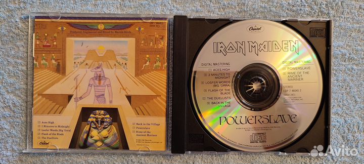 Cd диск Iron Maiden “Powerslave