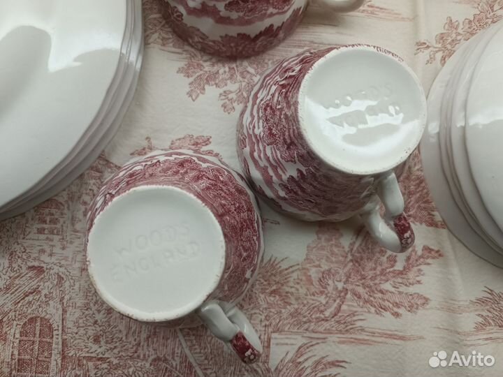 Чайный сервиз фарфор Woods Ware England