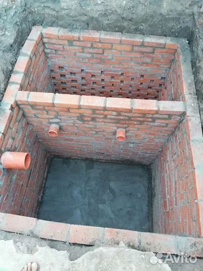 Септик ручная работа под ключ