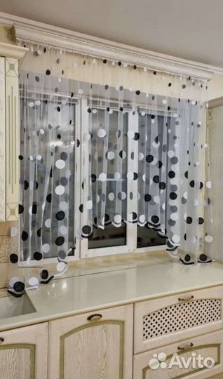 Тюль на кухне