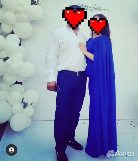 Вечернее платье в пол, размер 44-46