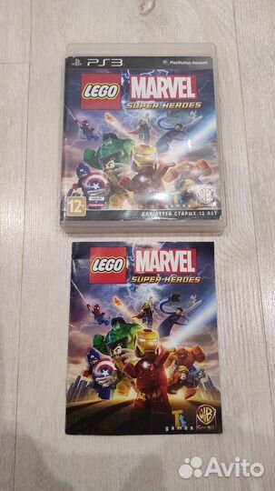 Lego Marvel Super Heroes диск Ps3