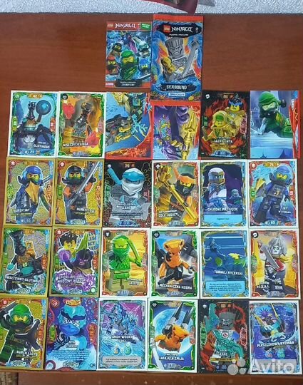 Lego Ninjago карточки из Польши