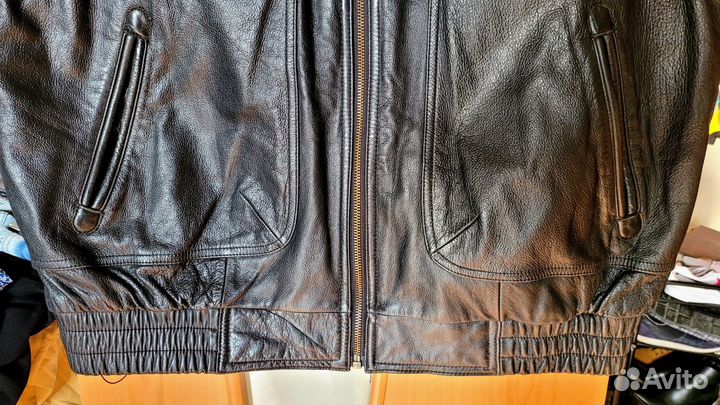 Кожаная безрукавка новая р54-56 Германия