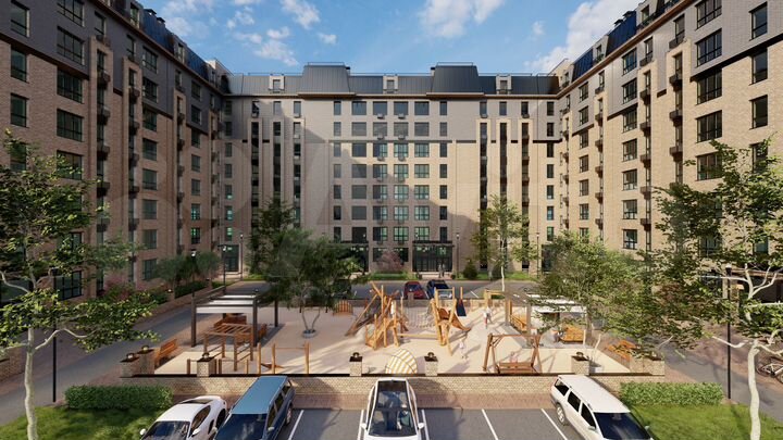 2-к. квартира, 73,5 м², 4/8 эт.