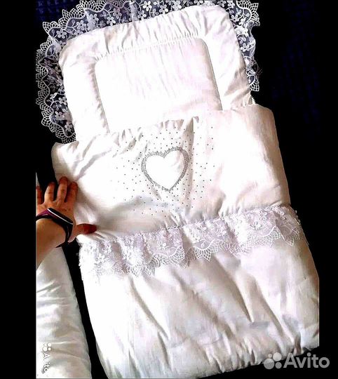 Конверт +одеяло на выписку осень /весна