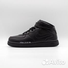 Nike air force shop 1 mid preto