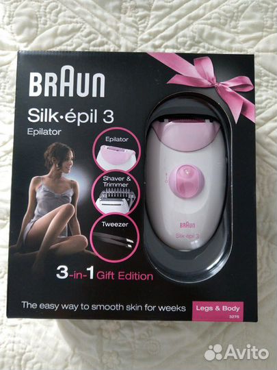 Эпилятор Braun Silk-epil3 с системой SmartLight