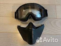 Очки маска Scott Primal Facemask MY23 Or / Grey